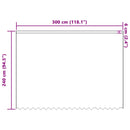 Lace Gardin med gardiner Blomstret Hvid 240 x 300 cm Polyester
