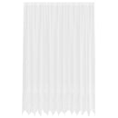Lace Gardin med gardiner Blomstret Hvid 260 x 300 cm Polyester