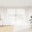 Lace Gardin med gardiner Blomstret Hvid 300 x 300 cm Polyester