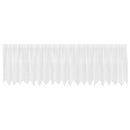 Lace Gardin med gardiner Blomstret Hvid 100 x 500 cm Polyester