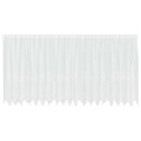 Lace Gardin med gardiner Blomstret Hvid 180 x 500 cm Polyester