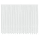 Lace Gardin med gardiner Blomstret Hvid 200 x 500 cm Polyester