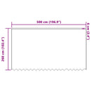 Lace Gardin med gardiner Blomstret Hvid 260 x 500 cm Polyester