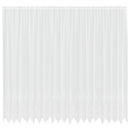 Lace Gardin med gardiner Blomstret Hvid 280 x 500 cm Polyester
