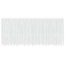 Lace Gardin med gardiner Blomstret Hvid 140 x 600 cm Polyester