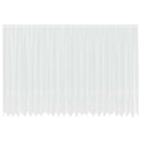Lace Gardin med gardiner Blomstret Hvid 240 x 600 cm Polyester