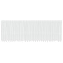 Lace Gardin med gardiner Blomstret Hvid 180 x 750 cm Polyester