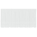 Lace Gardin med gardiner Blomstret Hvid 240x750cm Polyester