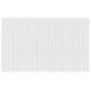 Lace Gardin med gardiner Blomstret Hvid 260x750cm Polyester