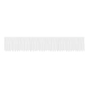 Lace Gardin med gardiner Blomstret Hvid 80 x 900 cm Polyester