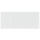 Lace Gardin med gardiner Blomstret Hvid 245 x 900 cm Polyester
