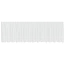 Lace Gardin med gardiner Blomstret Hvid 200 x 1200 cm Polyester
