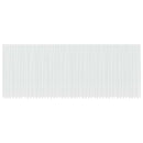 Lace Gardin med gardiner Blomstret Hvid 260 x 1200 cm Polyester