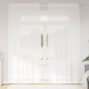 Lace Gardin med gardiner Blomstret Hvid 240 x 150 cm Polyester