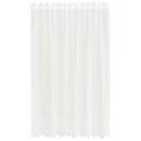 Lace Gardin med gardiner Blomstret Hvid 240 x 150 cm Polyester