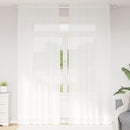 Lace Gardin med gardiner Blomstret Hvid 280 x 150 cm Polyester