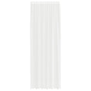 Lace Gardin med gardiner Blomstret Hvid 280 x 150 cm Polyester