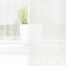 Lace Gardin med gardiner Blomstret Hvid 100 x 200 cm Polyester