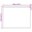 Lace Gardin med gardiner Blomstret Hvid 140 x 200 cm Polyester