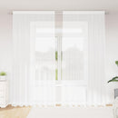 Lace Gardin med gardiner Blomstret Hvid 280 x 200 cm Polyester