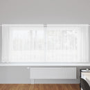 Lace Gardin med gardiner Blomstret Hvid 160 x 300 cm Polyester