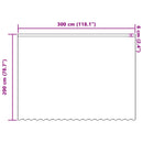 Lace Gardin med gardiner Blomstret Hvid 200 x 300 cm Polyester