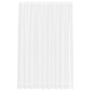 Lace Gardin med gardiner Blomstret Hvid 280 x 300 cm Polyester