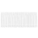 Lace Gardin med gardiner Blomstret Hvid 120 x 400 cm Polyester