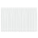 Lace Gardin med gardiner Blomstret Hvid 160 x 400 cm Polyester
