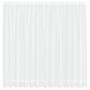 Lace Gardin med gardiner Blomstret Hvid 200 x 400 cm Polyester