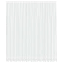 Lace Gardin med gardiner Blomstret Hvid 260 x 400 cm Polyester