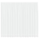 Lace Gardin med gardiner Blomstret Hvid 280 x 500 cm Polyester