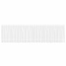 Lace Gardin med gardiner Blomstret Hvid 120 x 600 cm Polyester