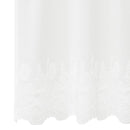 Lace Gardin med gardiner Blomstret Hvid 140 x 600 cm Polyester