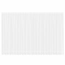 Lace Gardin med gardiner Blomstret Hvid 245 x 600 cm Polyester