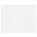 Lace Gardin med gardiner Blomstret Hvid 260 x 600 cm Polyester
