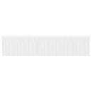 Lace Gardin med gardiner Blomstret Hvid 160 x 750 cm Polyester