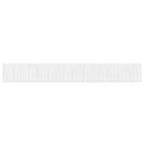 Lace Gardin med gardiner Blomstret Hvid 100 x 1200 cm Polyester