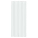 Voile Gardin 2 stk. Hvid 225 x 140 cm Polyester