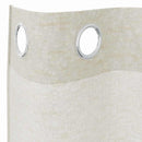 Voile Gardin 2 stk. Creme 175 x 140 cm Polyester
