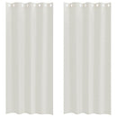 Voile Gardin 2 stk. Creme 260 x 140 cm Polyester