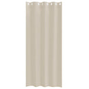 Voile Gardin 2 stk. Sandfarvet 260 x 140 cm Polyester
