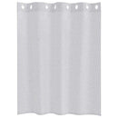 Voile Gardin 2 stk. Lysegrå 140 x 140 cm Polyester