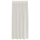 Voile Gardin med gardiner 2 pcs Creme 175 x 140 cm Polyester