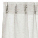 Voile Gardin med gardiner 2 pcs Creme 260 x 140 cm Polyester