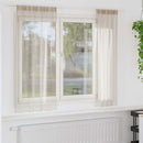 Voile Gardin 2 pcs Sandfarvet 175 x 140 cm Polyester