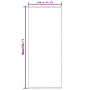 Voile Gardin 2 stk. Sandfarvet 260 x 140 cm Polyester