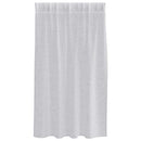 Voile Gardin med gardiner 2 pcs Lysegrå 140 x 140 cm Polyester