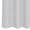 Voile Gardin med gardiner 2 pcs Lysegrå 260 x 140 cm Polyester
