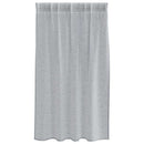 Voile Gardin med gardiner 2 pcs Mørkegrå 140 x 140 cm Polyester